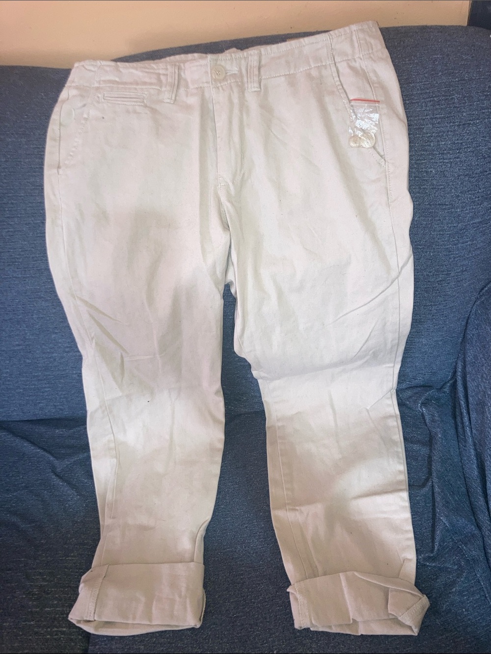 Bluenotes Men's Cream Chino Pants